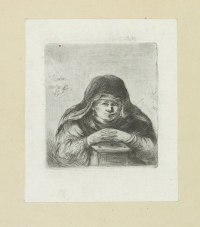 امرأة فوق الموقد العمل الكامل للنقش بواسطة John Chalon / Oeuvre Complette des Eaux Fortes par Jean Chalon (عنوان السلسلة) بواسطة كريستيان جوزي