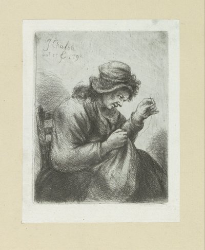 Vrouw يضع نالد في درااد العمل الكامل للنقش لجون شالون / Oeuvre Complette des Eaux Fortes par Jean Chalon (عنوان السلسلة) بواسطة كريستيان جوزي