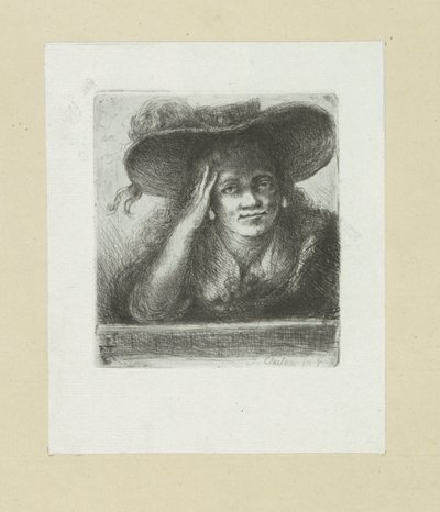 يضع Vrouw مستديرًا العمل الكامل للنقش لجون شالون / Oeuvre Complette des Eaux Fortes par Jean Chalon (عنوان السلسلة) بواسطة كريستيان جوزي