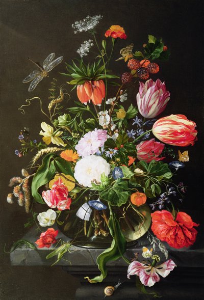 لا تزال الحياة من الزهور بواسطة Jan Davidsz de Heem