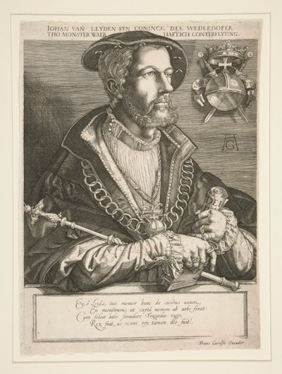جان بيوكلسزون (جان فان لايدن) بواسطة Jan Harmensz. Muller