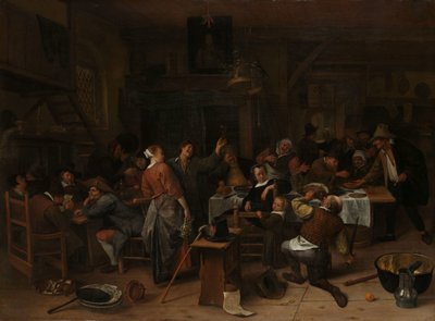يوم الأمير عيد الأمير: الاحتفال بعيد ميلاد الأمير وليام الثالث بواسطة Jan Havicksz. Steen