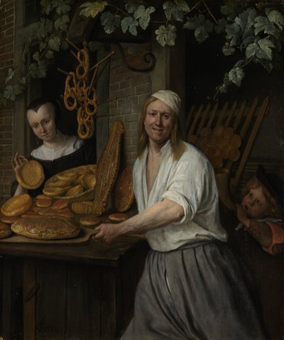 بيكر أرنت أوستوارد وزوجته كاترينا كيزرزوارد ، 1658 بواسطة جان هافكسزون ستين