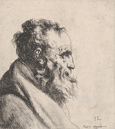 تمثال نصفي لرجل عجوز ، 1620-1674. بواسطة جان ليفينز