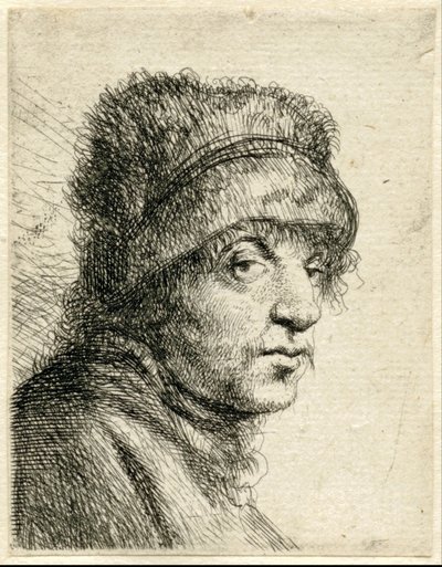 رأس رجل بقبعة Variae Effigies a Joanne Livio (عنوان السلسلة) بواسطة جان ليفينز