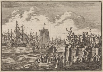 غادر ويليام الثالث إلى إنجلترا مع الأسطول عام 1688 بواسطة جان لويكن