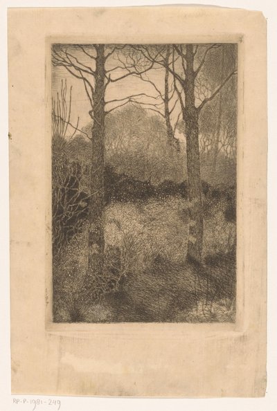 حافة الغابة بواسطة Jan Mankes