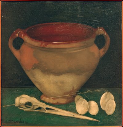 Steinguttopf mit Reiherschnabel بواسطة جان مانكس