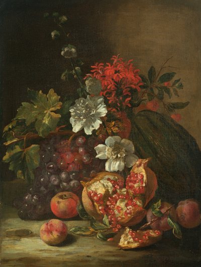 الفاكهة والزهور بواسطة Jan Peter van the Younger Bredael