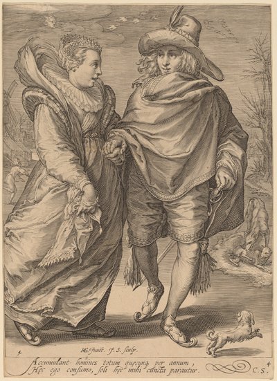 شتاء بواسطة Jan Pietersz Saenredam after Hendrik Goltzius