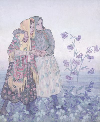 موكب نساء المرتفعات البولندية ، ج .1910 (درجة الحرارة على قماش) بواسطة جان ريمبوفسكي