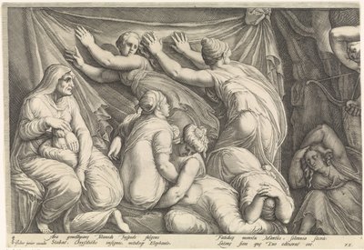 إفريز مع عقاب نيوب (اللوحة 1) بواسطة Polidoro da Caravaggio