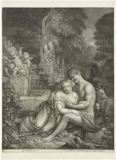 Vertumnus en Pomona بواسطة جيرارد فالك