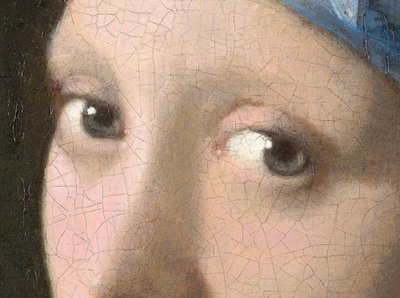 الفتاة ذات القرط اللؤلؤي ، c.1665-6 بواسطة جان فيرمير فان دلفت