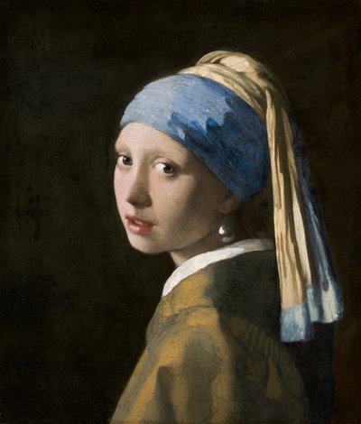 الفتاة ذات القرط اللؤلؤي بواسطة Jan Vermeer van Delft
