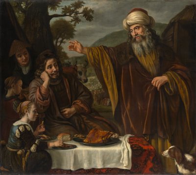 أبراهامز فراق من عائلة لوط ، كاليفورنيا. 1655-65. بواسطة جان فيكتورز