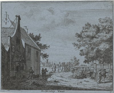 منظر لنزل Emaus The Harreberg Emaus (العنوان على الكائن) المناظر الطبيعية لمنطقة هارلم (عنوان السلسلة) Gesigten خارج هارلم ، عمل. ج. (عنوان السلسلة على الكائن) بواسطة جان فينسينتس. فان دير فين