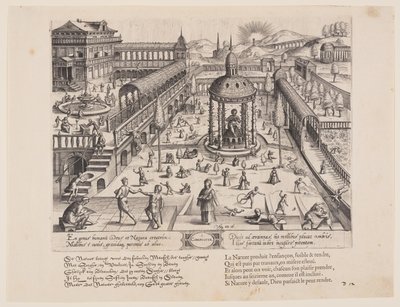 كومبوزيتا، من كتاب Theatrum Vitae Humanae (أعمار الإنسان) بواسطة Jan Wierix