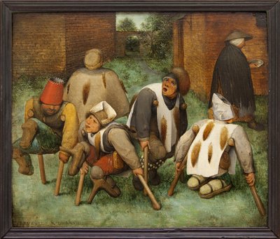 المتسولون (زيت على لوح) بواسطة جان الأكبر بروغل