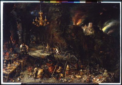 حريق Brueghel Jan I (1568-1625) 1621 (زيت على قماش) بواسطة جان الأكبر بروغل