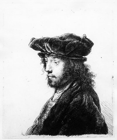 رأس شرقي ، حفره رامبرانت ، c.1635 (النقش) بواسطة جان الأكبر ليفينز