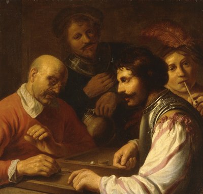 لاعبو تريك تراك في نزل ، 1623-5 بواسطة جان الأكبر ليفينز