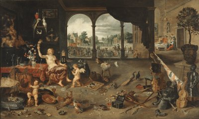 الغرور في حياة الإنسان ، 1631 بواسطة جان بروغيل الأصغر