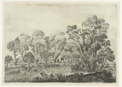 المناظر الطبيعية مع مزرعة بالقرب من البركة المناظر الطبيعية (عنوان المسلسل) بواسطة جان فان بروسترهوزن
