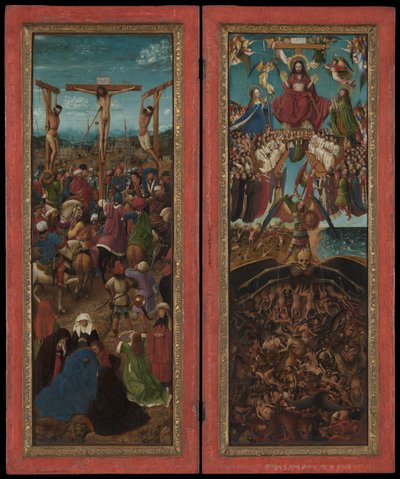 الصلب ، الحكم الأخير ، كاليفورنيا. 1440-41. بواسطة جان فان إيك