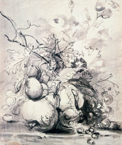 الحياة الساكنة للفاكهة ، 1700-1749. بواسطة جان فان هويسم