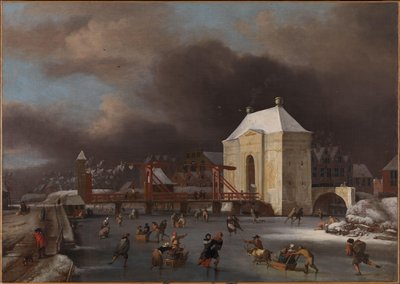 منظر ل Heiligewegspoort في أمستردام ، حوالي 1660-80 (زيت على قماش) بواسطة غلاية جان فان الثالث