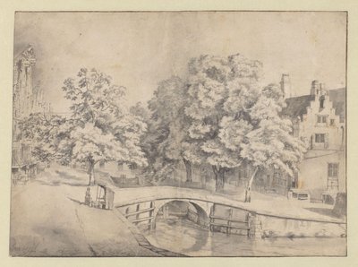 منظر من Leidsegracht في أمستردام ، من Keizersgracht بواسطة جان فان كيسيل