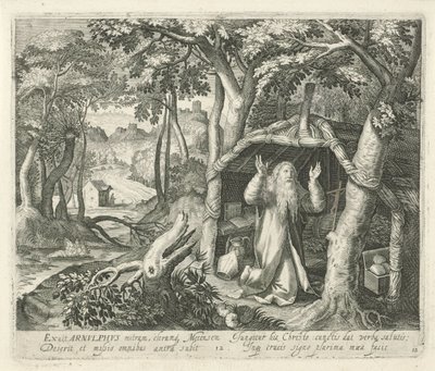 أرنولفوس فان ميتز في دور الناسك Saints and Hermits (عنوان المسلسل) بواسطة مارتن دي فوس