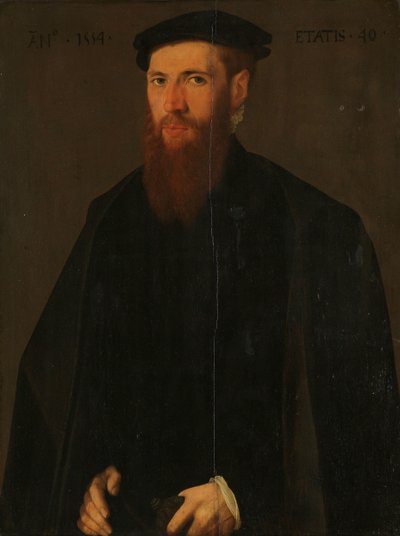 صورة فيليم فان لوخورست (1514-64) بواسطة جان فان سكوريل (نسخ بعد)