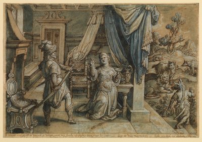 سيرس وأوليسيس، حوالي عام 1596 (رسم) بواسطة جان فان دير (1523 1605) Straet