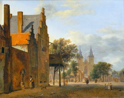 Place et eglise Saint-Victor à Xanten - ساحة وكنيسة القديس فيكتور في زانتن ... بواسطة جان فان دير (بطريقة) هايدن