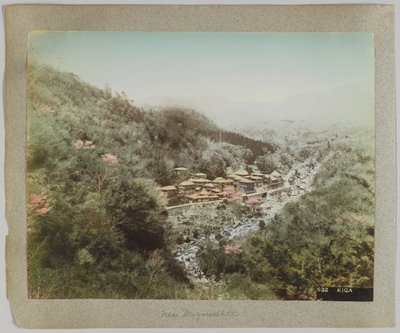 Kiga, near Miyanoshita, Kanagawa Prefecture, Japan (hand-coloured b/w photo) بواسطة مصور ياباني