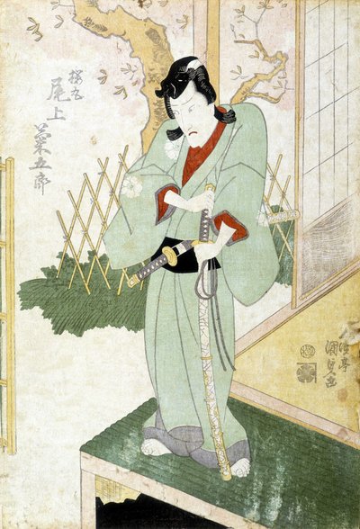 الطباعة اليابانية: Samurai، nd بواسطة المدرسة اليابانية