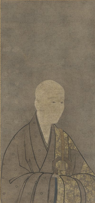 صورة موسو كوكوشي (1275-1351) فترة موروماتشي بواسطة المدرسة اليابانية
