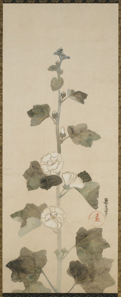 أدوات يدوية بيضاء ، فترة إيدو ، 1615-1868 (حبر ، صبغة ، ذهب على ورق) بواسطة المدرسة اليابانية