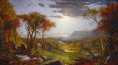 على نهر هدسون ، 1860 بواسطة جاسبر فرانسيس كروبسي