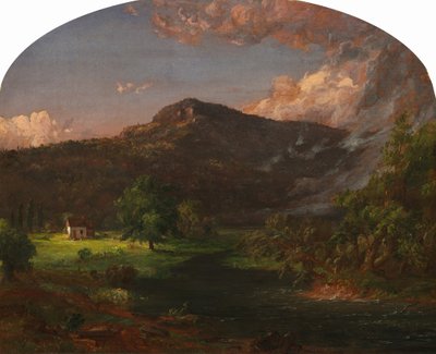جبل تورن ، المقر الرئيسي بواشنطن ، شركة روكلاند ، نيويورك ، 1851. بواسطة جاسبر فرانسيس كروبسي
