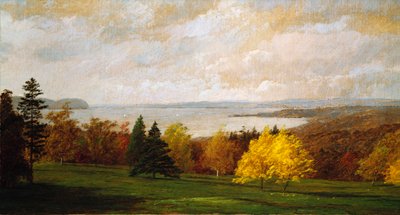 منظر لـ Hudson بالقرب من هاستينغز ، 1895 بواسطة جاسبر فرانسيس كروبسي