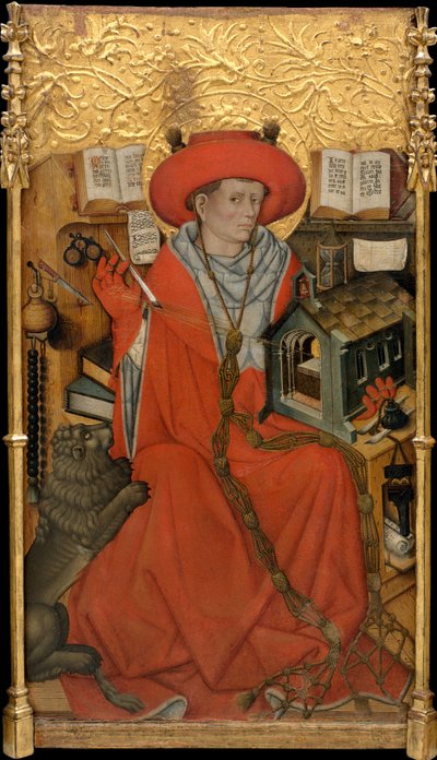 القديس جيروم في دراسته بواسطة جاومي فيرير