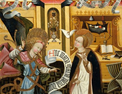 البشارة ، مذبح من فردو بواسطة جاومي فيرير