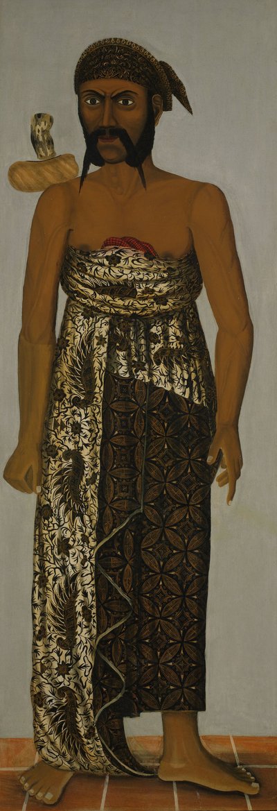 مسؤول محكمة جاوي ، c.1820-70 بواسطة المدرسة الجاوية