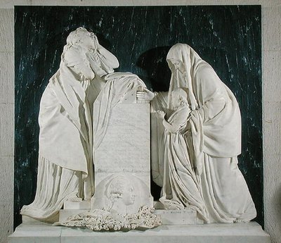 نصب تذكاري لقلب فيكتور شاربنتييه (1732-1776) كونت دي إنري بواسطة جان انطوان هدون