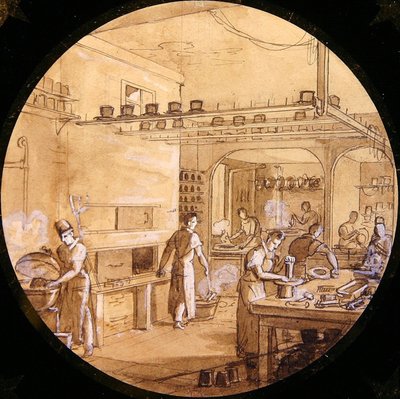 تصميم لوحة سيفرس ، من Service des Arts Industriels (قلم وحبر مع زيادة) بواسطة جان تشارلز Develly