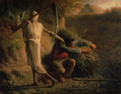 Death and the Woodcutter بواسطة جان فرانسوا ميلت