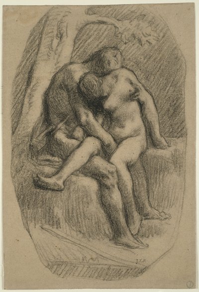 العشاق بواسطة Jean-Francois Millet